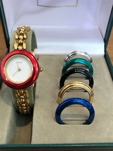 bezel for gucci watch|gucci watch with changeable bezels.